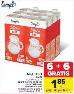 Carrefour Mleko UHT SIMPL oferta
