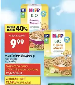 Biedronka Musli HiPP Bio oferta