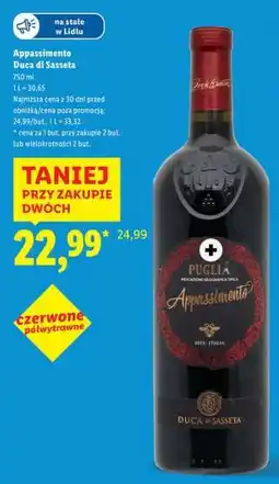 Lidl Appassimento Duca di Sasseta oferta