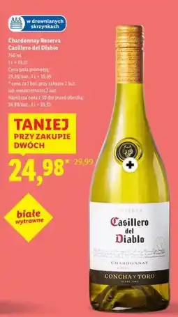 Lidl Chardonnay Reserva Casillero del Diablo oferta