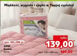 Kaufland AMW Kołdra pierze oferta