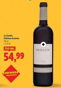 Lidl Le Gamin, Château Isolette oferta