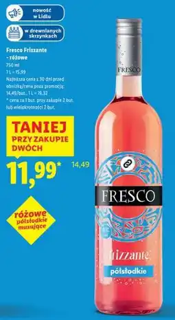 Lidl Fresco Frizzante - różowe oferta
