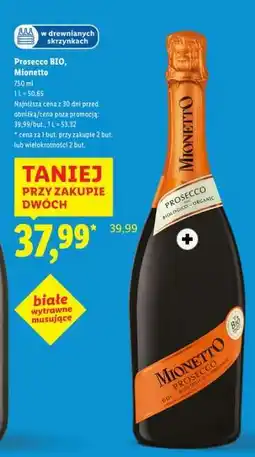 Lidl Prosecco BIO, Mionetto oferta