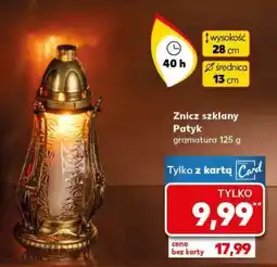 Kaufland Znicz szklany Patyk oferta