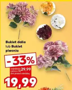 Kaufland Bukiet dalia lub Bukiet piwonia oferta