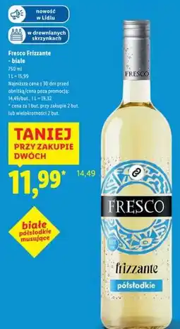 Lidl Fresco Frizzante - białe oferta