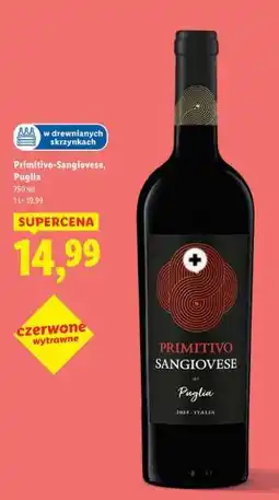 Lidl Primitivo-Sangiovese, Puglia oferta