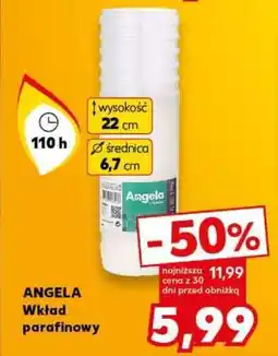Kaufland ANGELA Wkład parafinowy oferta