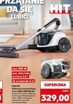 Kaufland PHILIPS Odkurzacz bezworkowy seria 2000 XB2122/09 oferta