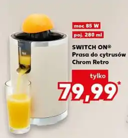 Kaufland SWITCH ON Prasa do cytrusów Chrom Retro oferta