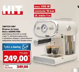 Kaufland SWITCH ON Ekspres do kawy Retro SOEMC1100 oferta