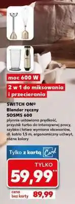 Kaufland SWITCH ON Blender ręczny SOSM5 600 oferta
