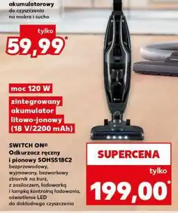 Kaufland SWITCH ON Odkurzacz ręczny i pionowy SOHSS18C2 oferta