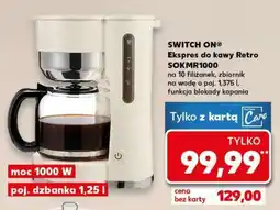 Kaufland SWITCH ON Ekspres do kawy Retro SOKMR1000 oferta