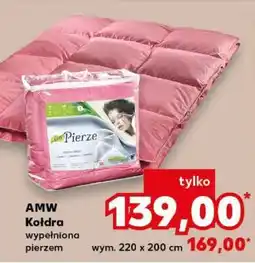 Kaufland AMW Kołdra wypełniona pierzem oferta