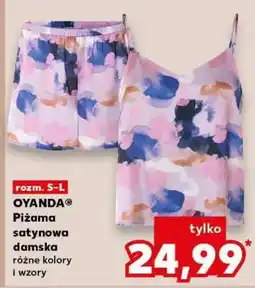 Kaufland OYANDA Piżama satynowa damska oferta