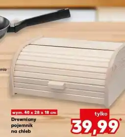 Kaufland Drewniany pojemnik na chleb oferta