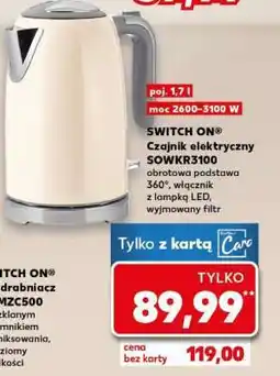 Kaufland SWITCH ON Czajnik elektryczny SOWKR3100 oferta