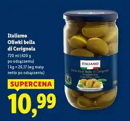 Lidl ITALIAMO Oliwki Bella di Cerignola oferta