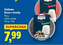 Lidl ITALIAMO Deser z ricottą oferta