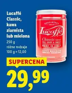 Lidl Lucaffé Classic, kawa ziarnista lub mielona oferta