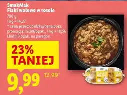 Lidl SMAKMAK Flaki wołowe w rosole oferta