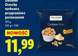 Lidl Italiano Orzechy nerkowca przyprawione parmezanem oferta