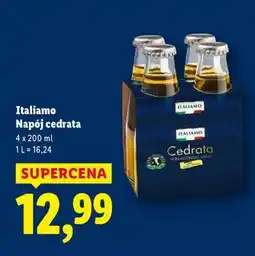 Lidl ITALIAMO Napój cedrata oferta