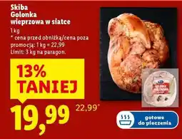 Lidl Skiba Golonka wieprzowa w siatce oferta
