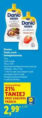 Lidl DANONE DANIO Serek homogenizowany oferta