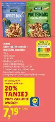 Lidl Alesto Sport lub Protein Mix – mieszanki orzechów oferta