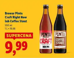 Lidl Browar Pinta Craft Right Now lub Coffee Stout oferta