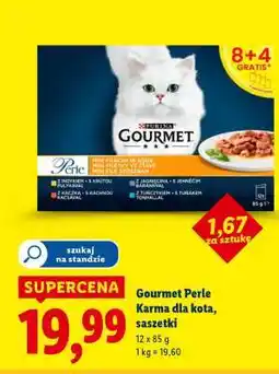 Lidl GOURMET PERLE Karma dla kota, saszetki oferta