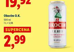 Lidl Okocim O.K oferta