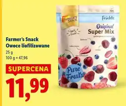 Lidl Farmer’s Snack Owoce liofilizowane oferta