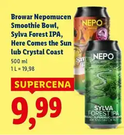 Lidl Browar Nepomucen Smoothie Bowl, Sylva Forest IPA, Here Comes the Sun lub Crystal Coast oferta