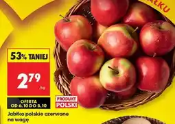 Biedronka Jabłko polskie czerwone na wage oferta
