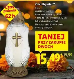 Lidl Znicz Kryształ oferta