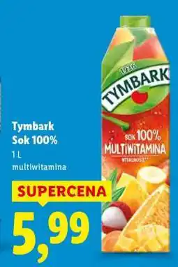 Lidl TYMBARK Sok 100% oferta