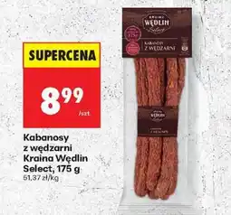 Biedronka Kabanosy z wędzarni Kraina Wędlin Select , 175 g oferta