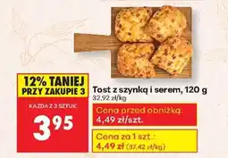 Biedronka Tost z szynką i serem , 120 g oferta