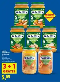Lidl Bobovita Danie lub zupa dla niemowląt oferta