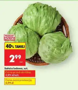 Biedronka Sałata lodowa szt oferta