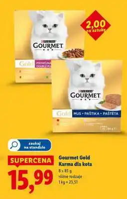 Lidl GOURMET GOLD Karma dla kota oferta