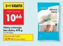 Biedronka Filety z mintaja bez skóry 475 g oferta