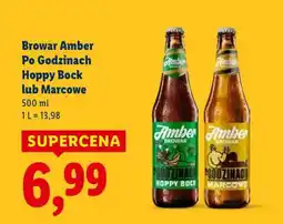 Lidl Browar Amber Po Godzinach Hoppy Bock lub Marcowe oferta