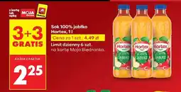 Biedronka Sok 100% jabłko Hortex, 1l oferta