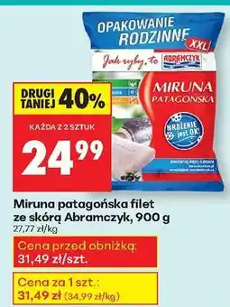Biedronka Miruna patagońska filet ze skórą Abramczyk, 900 g oferta