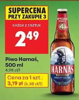 Biedronka PIWO HARNAŚ 500 ML oferta